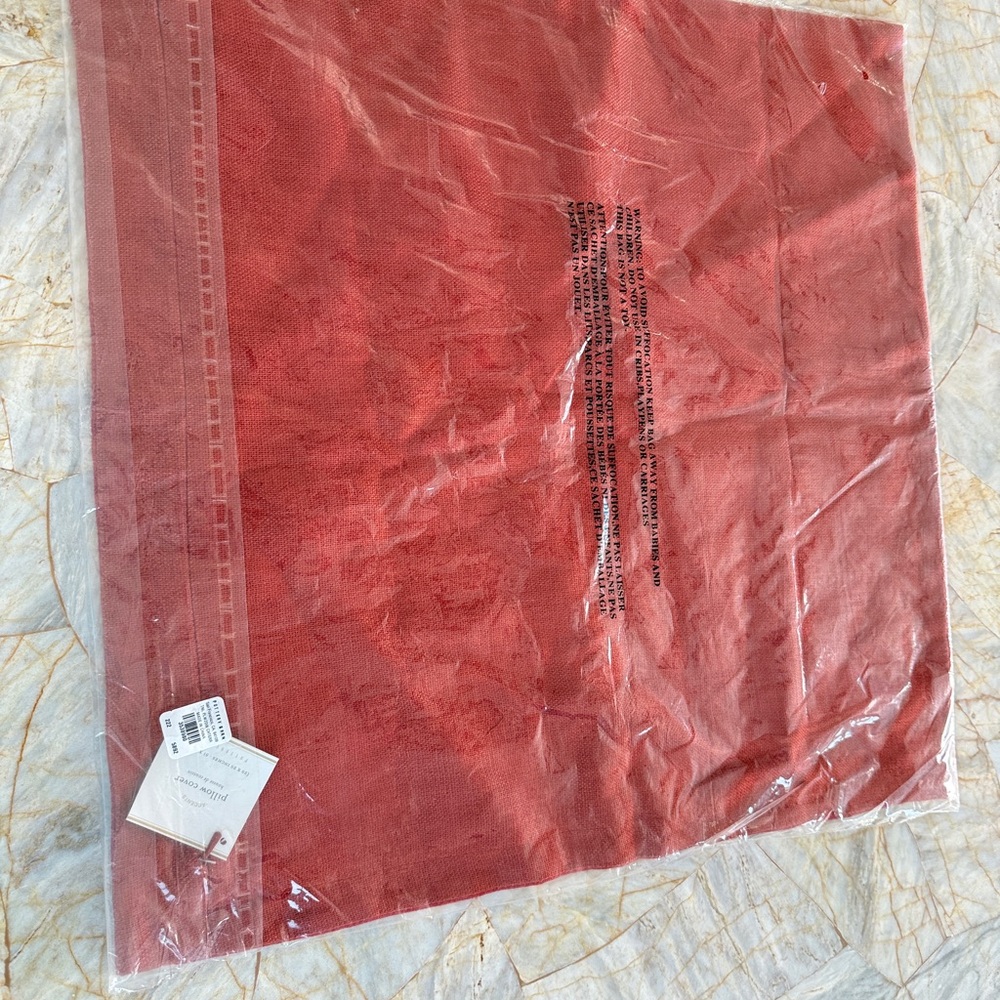 Pottery Barn Terracotta Woven Throw